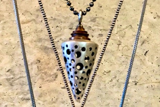 Hollow Pendant or Bead in Wax